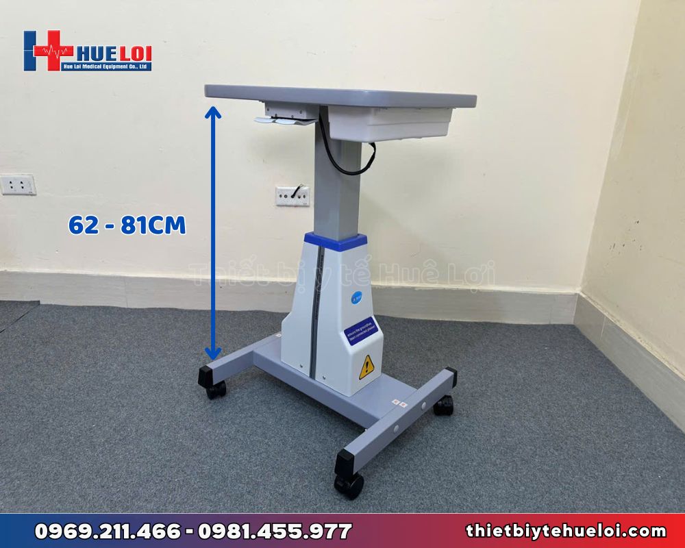 Kệ để thiết bị y tế nâng hạ điện